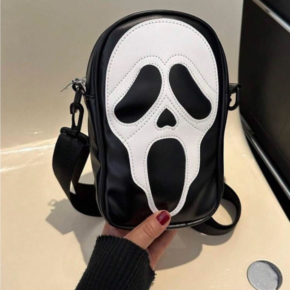 Handbags - Ghost Face Crossbody Bag